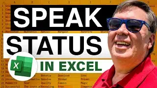 Excel - Excel Tutorial: Auto-Announce Quota Status with Text-to-Speech - Episode 848