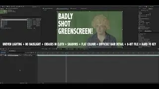 Greenscreen Keying in After Effects, even when the Footage is bad