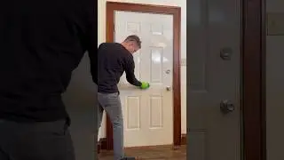 This Door Changed Colors! #cleaning #satisfying #asmr