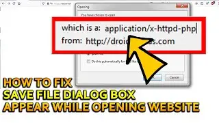 How to fix file getting download issue while opening website?