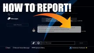 How to REPORT a User On Your PS4! | SCG 2020