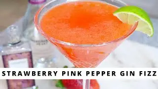 Strawberry & Pink Pepper Gin Fizz | The Gintern
