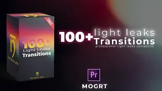 FREE Light Leak Transitions #premierepro #freetemplate