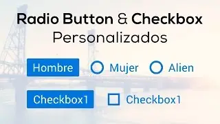 Como hacer Radio Buttons y Checkboxes personalizados con HTML y CSS