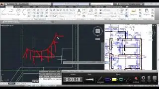 Лестница AutoCAD