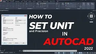 How to Set Drawing Units and Precision in AutoCAD | Unit Set up AutoCAD Tutorial step-by-step
