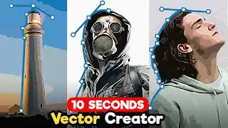 Convert Image to Vector & Vector Art (FREE Action) - Photoshop Tutorial