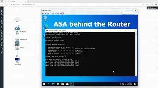 how to set up ASA behind router