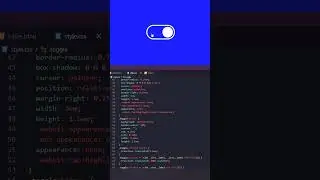 Toogle Button Dark mode using HTML, CSS & Javascript 