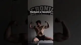 Hardwork or genetics #gym #gymmotivation #motivation