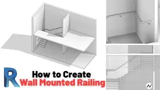 Revit Tutorial - Wall Mounted Handrail in Revit