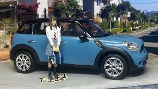 MINI COOPER S COUNTRYMAN ALL4 (HASEGAWA 1:24) w/SCHOOL GIRL'S FIGURE