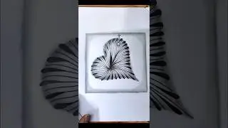 Zentangle art|Line art|Illusion art|Freehand art|Art tutorial