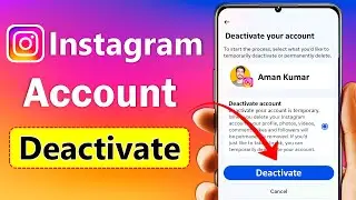 How to Deactivate Instagram Account | temporary delete account instagram | Deactivation instagram