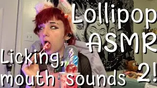 More Lollipop ASMR! | Mouth Sounds | Whispers | Licking