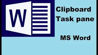 How to use Clipboard Task pane in ms word|| What is Clipboard Task pane ||