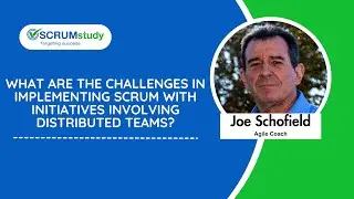 What are the challenges in implementing scrum with initiatives involving distributed teams?