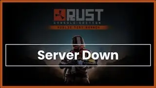 RUST GAME SERVER DOWN ISSUE