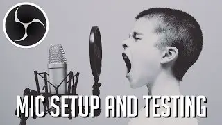 How to Setup, Test, and Monitor Microphone Audio - OBS Tutorial