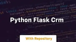 python flask crm