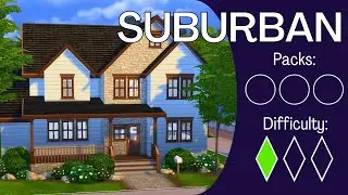 How To Build a SUBURBAN Like a Nerd (with no cheats) - Base Game In-Depth Sims 4 Building Tutorial