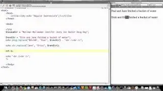 Web Design and Programming Pt 9 Strings