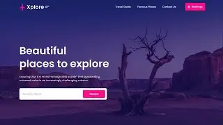 How To Make Website Using HTML And CSS | Create Website Header Design