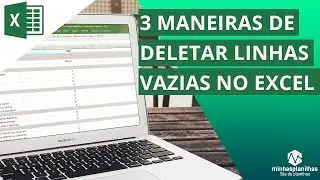 [Excel] 3 Maneiras de Deletar Linhas Vazias no Excel