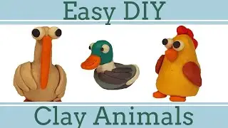 Clay Sculpting for beginners Birds  Polymer Clay Tutorial