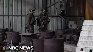 NBC News gets firsthand look inside Hamas weapons factory discovered by IDF