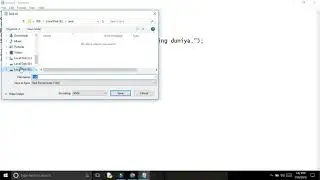 Java program to print message on screen.