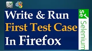 How To Write First Selenium Test Case for Firefox Browser | FirefoxDriver | Java | Eclipse