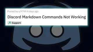 Discord markdown feature removed or missing issue acknowledged