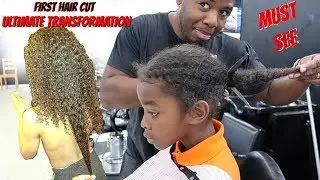 ULTIMATE HAIRCUT TRANSFORMATION!!!!! | FIRST HAIRCUT EVER| MUST SEE | HD