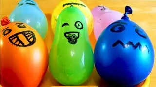 Slime Balloons -Learn Colors with Balloons Slime/ Making Slime with Funny Balloons
