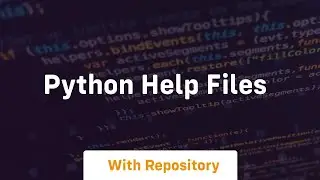 python help files