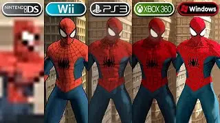 Spider Man Shattered Dimensions (2010) DS vs Wii vs PS3 vs Xbox 360 vs PC | Graphics Comparison