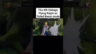 Minato's Flying Raijin on Tailed Beast Mode: Naruto Ninja Storm 4 