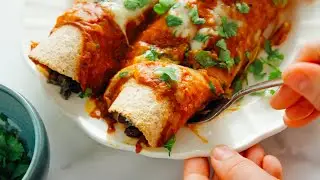 Spinach Artichoke Enchiladas