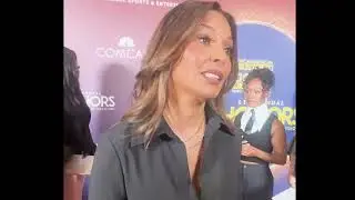 Emmy-nominated producer and director Salli Richardson-Whitfield on 2024 AAFCA TV Awards red carpet