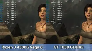 GeForce GT 1030 vs Ryzen 3 4300G Vega 6 (Pro 4350G) in Games - RIP Entry-Level GPUs?