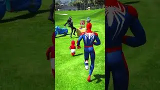 GTA V: SPIDER-MAN GIFTS HIS BABY A NEW SUPERBIKE 