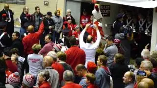 Band Enters The Skull Session Floor Ohio State Marching Band 11 26 2016 OSU vs MI