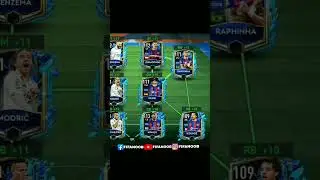 Real X Barca Combined Squad on FIFA MOBILE #fifamobile #fifa #reels #tots #shorts #laliga