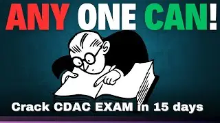 How To Crack C-CAT Exam for CDAC ? 15 Days Toppers Strategy Revealed ? CDAC ccat syllabus aug 2024