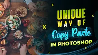 Unique way of COPY PASTE in Photoshop - 1-Minute Photoshop