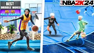 Best  Dribble Moves for 85 Ball Handle - 92 Ball Handle builds!😈 NBA 2K24