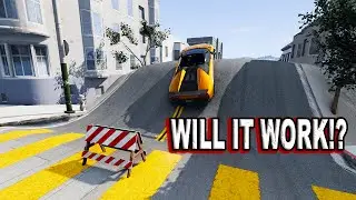 Cars VS Giant Hill – BeamNg Drive