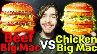 Eating Kai Cenat's Chicken Big Mac Meal (Is it that bad?) McDonalds