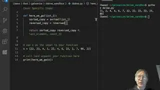 Python List Functions and Methods - The .count() method - Challenge #3